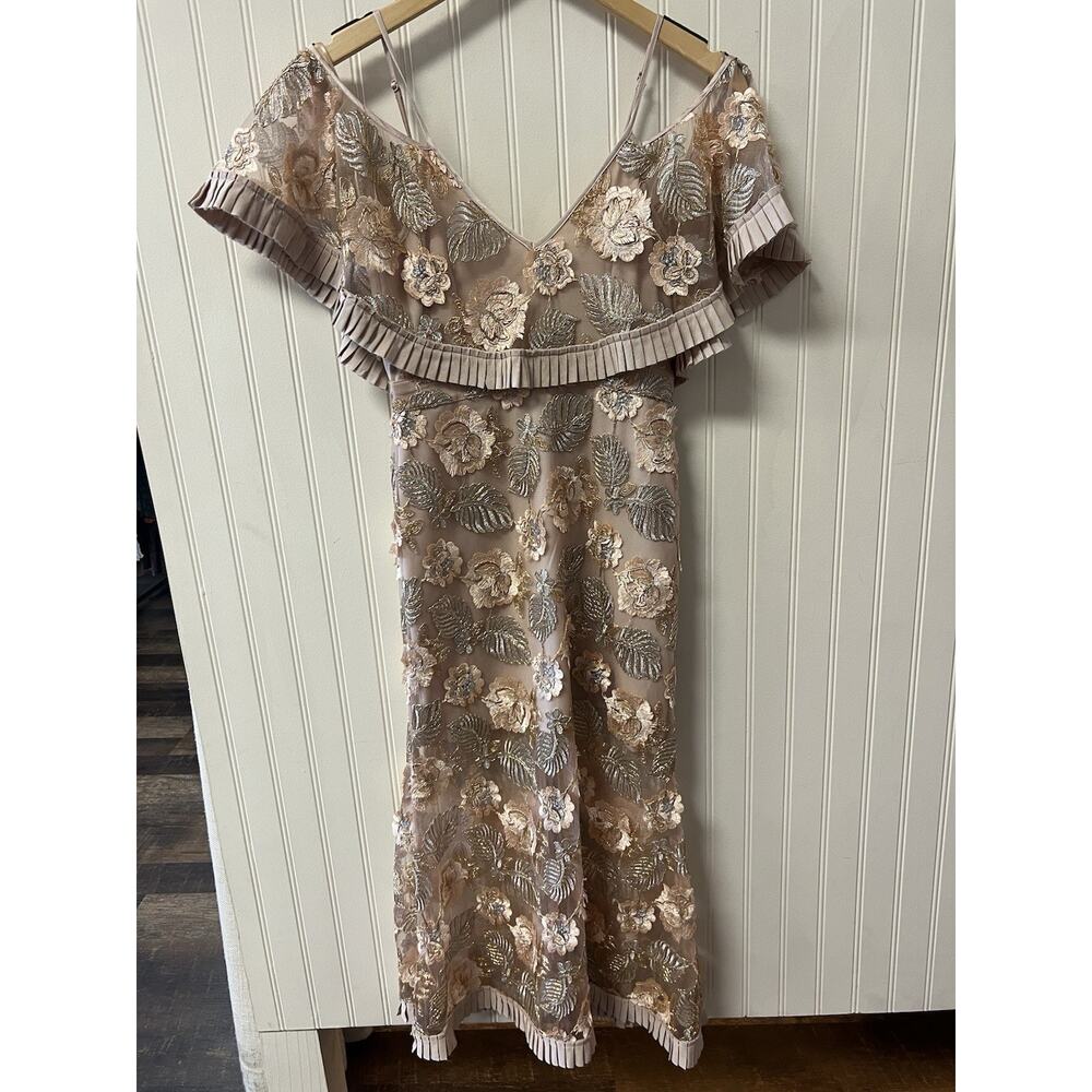 Alice McCall Diamond Dancer Northern Lights Cold Shoulder Dress Size 2 - Picture 6 of 10